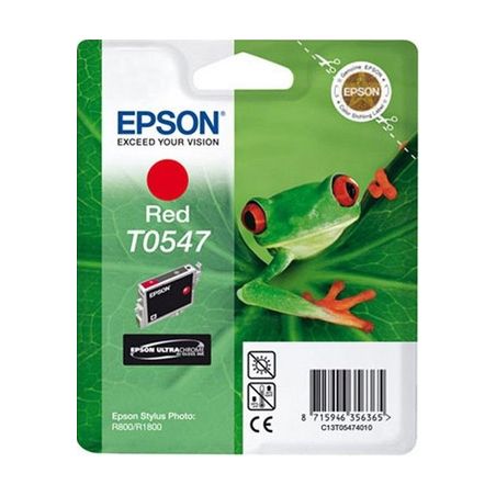 Cartucho de tinta original  -  EPSON T0547  -  rojo  -  (C13T05474010)
