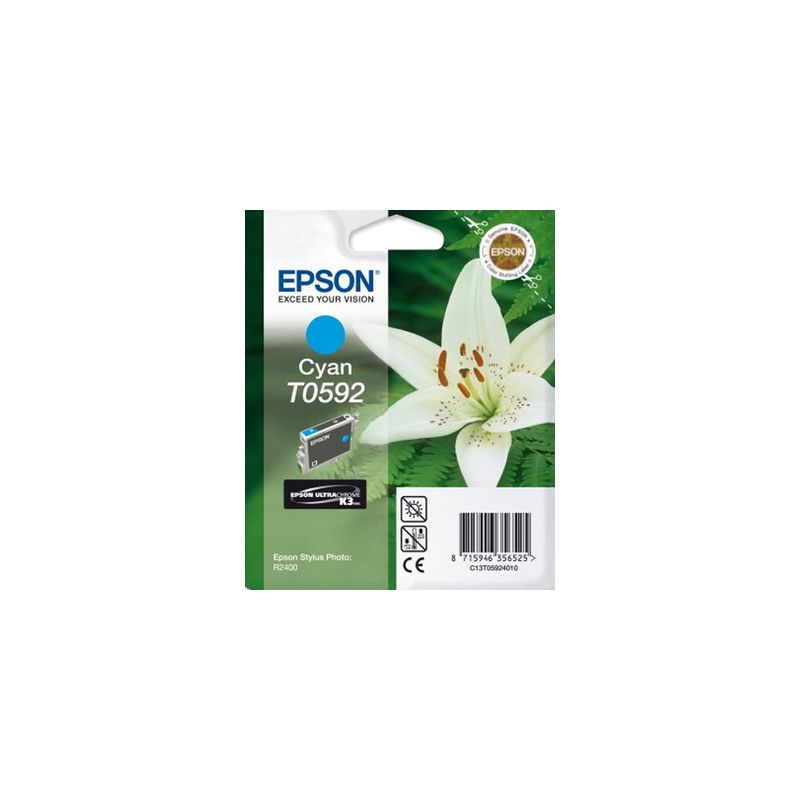 Cartucho de tinta original  -  EPSON T0592  -  cian  -  (C13T05924010)