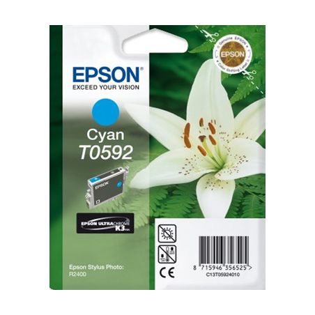 Cartucho de tinta original  -  EPSON T0592  -  cian  -  (C13T05924010)