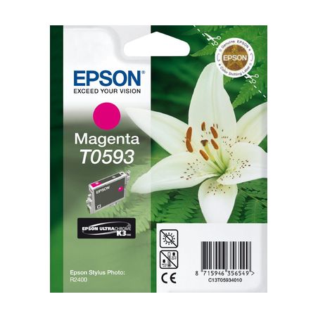 Cartucho de tinta original  -  EPSON T0593  -  magenta  -  (C13T05934010)