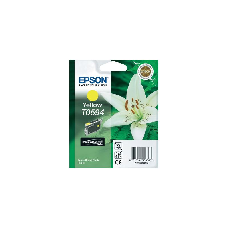 Cartucho de tinta original  -  EPSON T0594  -  amarillo  -  (C13T05944010)