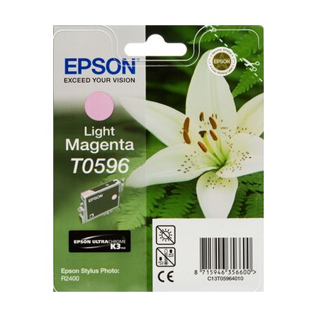 Cartucho de tinta original  -  EPSON T0596  -  magenta foto  -  (C13T05964010)