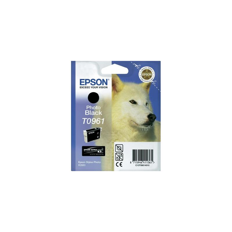 Cartucho de tinta original  -  EPSON T0961  -  negro  -  (C13T09614010)