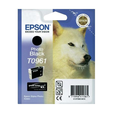 Cartucho de tinta original  -  EPSON T0961  -  negro  -  (C13T09614010)
