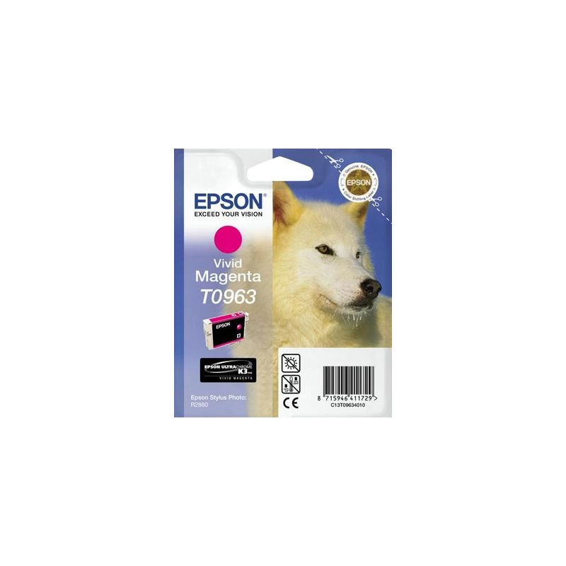 Cartucho de tinta original  -  EPSON T0963  -  magenta  -  (C13T09634010)