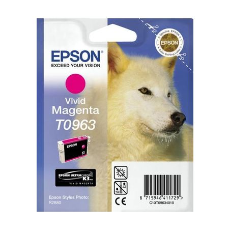 Cartucho de tinta original  -  EPSON T0963  -  magenta  -  (C13T09634010)