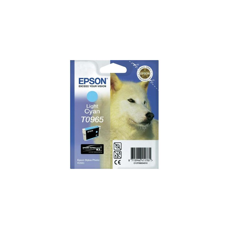 Cartucho de tinta original  -  EPSON T0965  -  cian foto  -  (C13T09654010)