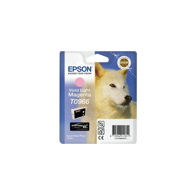 Cartucho de tinta original  -  EPSON T0966  -  magenta foto  -  (C13T09664010)