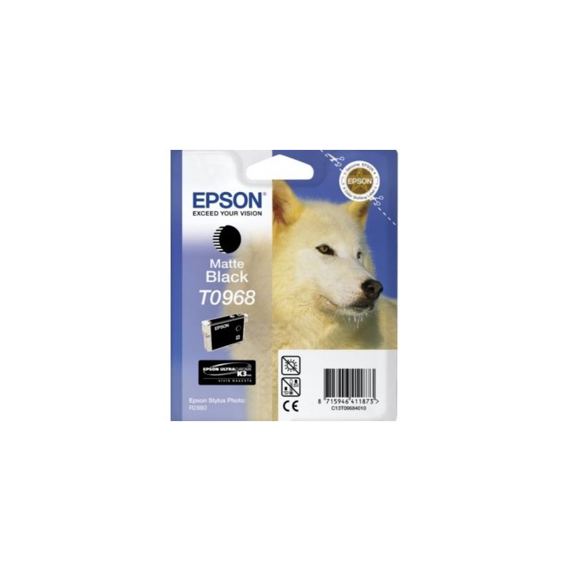 Cartucho de tinta original  -  EPSON T0968  -  negro  -  (C13T09684010)
