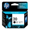 Cartucho de tinta original  -  HP 20  -  negro  -  (C6614DE)