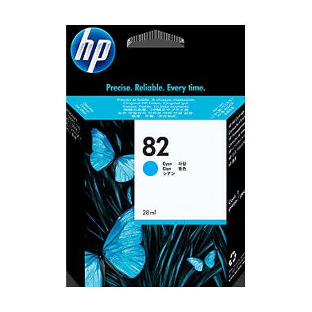 Cartucho de tinta original  -  HP 82  -  cian  -  (C4911A)