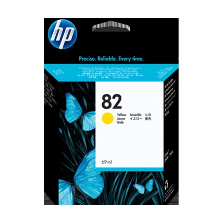 Cartucho de tinta original  -  HP 82  -  amarillo  -  (C4913A)