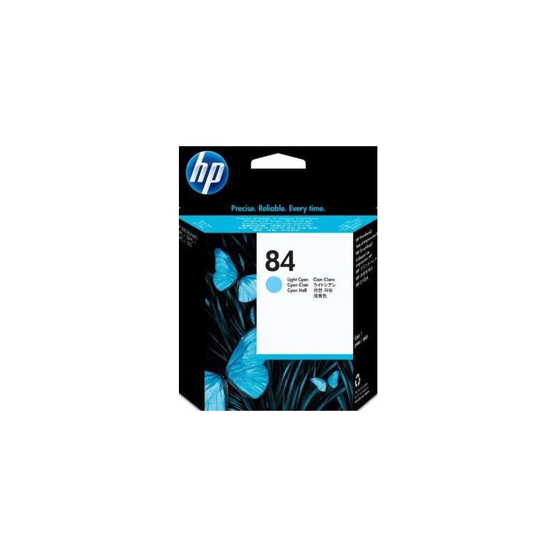 Cartucho de tinta original  -  HP 84  -  cian claro  -  (C5017A)