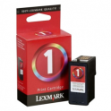 Cartucho de tinta original  -  LEXMARK 1  -  color  -  (18X0781)