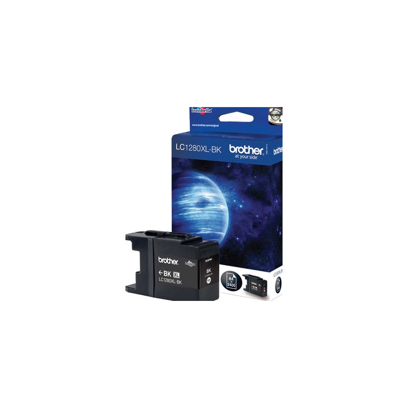 Cartucho de tinta original  -  BROTHER LC1280XLBK  -  negro  -  (LC-1280XLBK)  -  gran capacidad