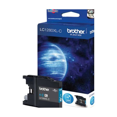Cartucho de tinta original  -  BROTHER LC1280XLC  -  cian  -  (LC-1280XLC)  -  gran capacidad
