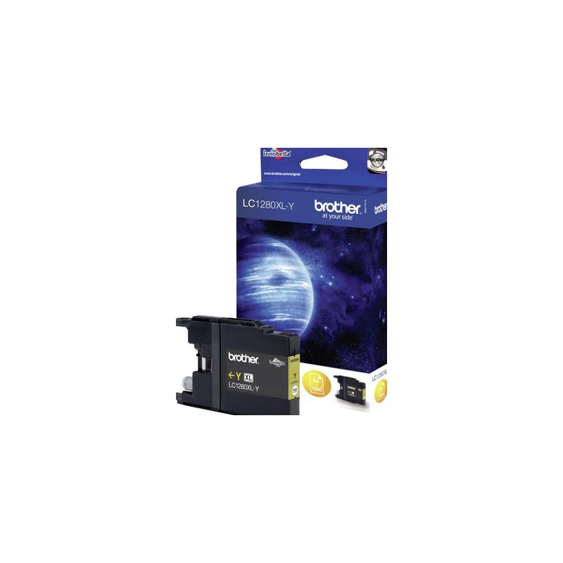 Cartucho de tinta original  -  BROTHER LC1280XLY  -  amarillo  -  (LC-1280XLY)  -  gran capacidad