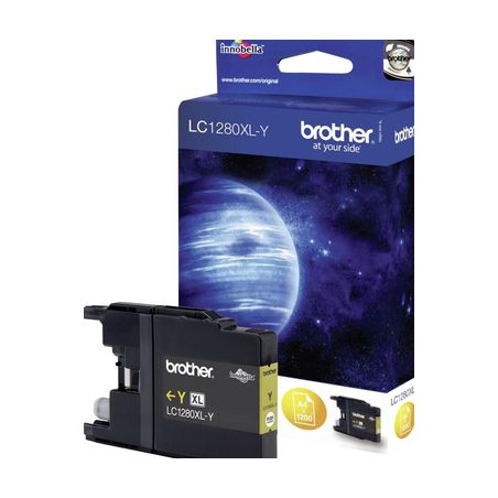 Cartucho de tinta original  -  BROTHER LC1280XLY  -  amarillo  -  (LC-1280XLY)  -  gran capacidad