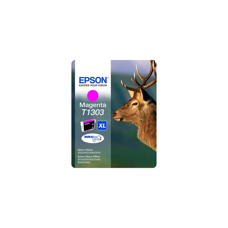 Cartucho de tinta original  -  EPSON T1303  -  magenta  -  (C13T13034012)