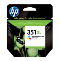 Cartucho de tinta original  -  HP 351XL  -  color  -  (CB338EE)  -  gran capacidad