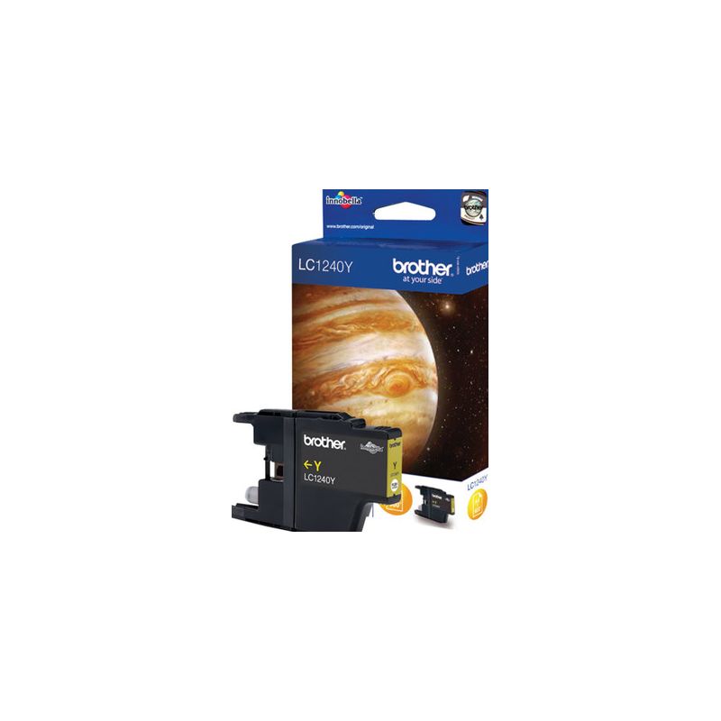 Cartucho de tinta original  -  BROTHER LC1240Y  -  amarillo  -  (LC-1240Y)