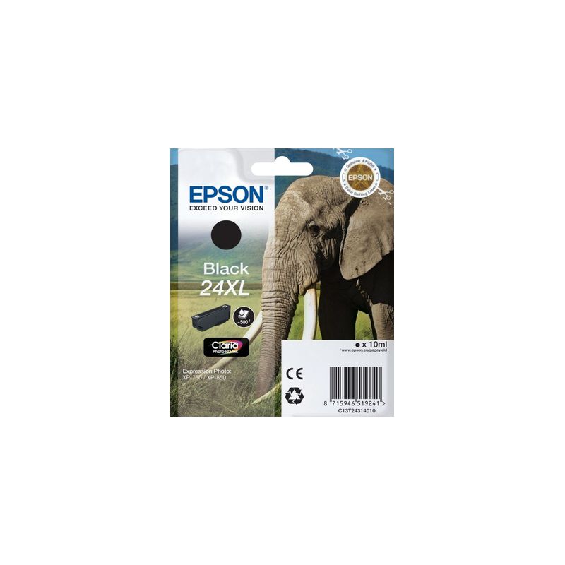 Cartucho de tinta original  -  EPSON 24XL  -  negro  -  (C13T24314012)  -  gran capacidad