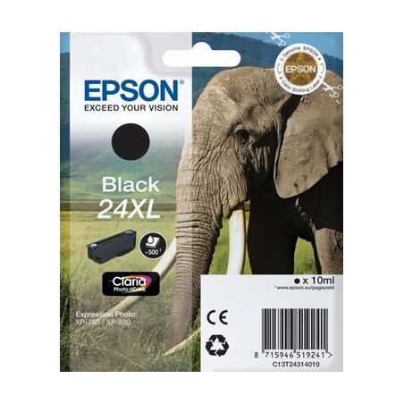 Cartucho de tinta original  -  EPSON 24XL  -  negro  -  (C13T24314012)  -  gran capacidad