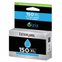 Cartucho de tinta original  -  LEXMARK 150XL C  -  cian  -  grande capacité