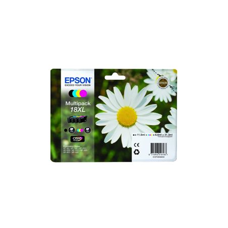 1 pack de 4 cartuchos de tinta