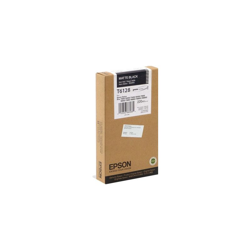 Cartucho de tinta original  -  EPSON T6128  -  negro  -  (C13T612800)