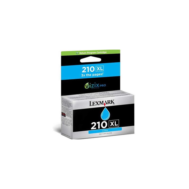 Cartucho de tinta original  -  LEXMARK 210XL  -  negro  -  (14L0174E)  -  gran capacidad
