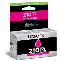 Cartucho de tinta original  -  LEXMARK 210XL  -  magenta  -  (14L0176E)  -  gran capacidad