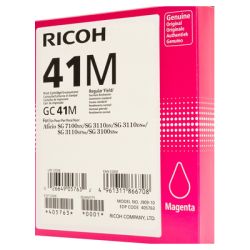 Cartucho de tinta original  -  RICOH GC-41 M  -  magenta  -  (405763)