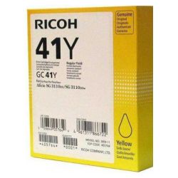 Cartucho de tinta original  -  RICOH GC-41 Y  -  amarillo  -  (405764)
