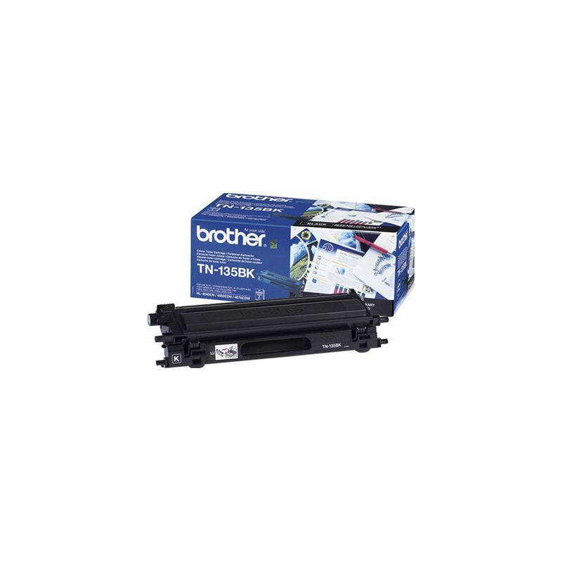 Toner original  -  BROTHER TN135BK  -  negro  -  (TN-135BK)