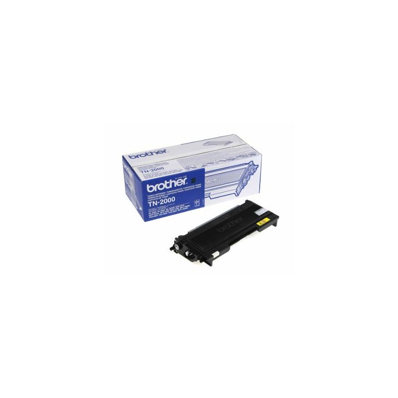 Toner original  -  BROTHER TN2000  -  negro  -  (TN-2000)