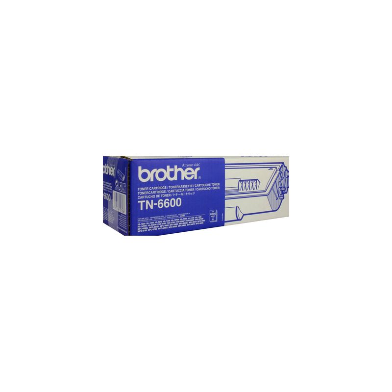Toner original  -  BROTHER TN6600  -  negro  -  (TN-6600)