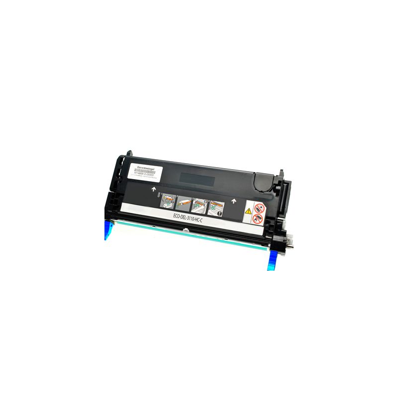 Toner original  -  DELL PF029  -  cian  -  (593-10171)