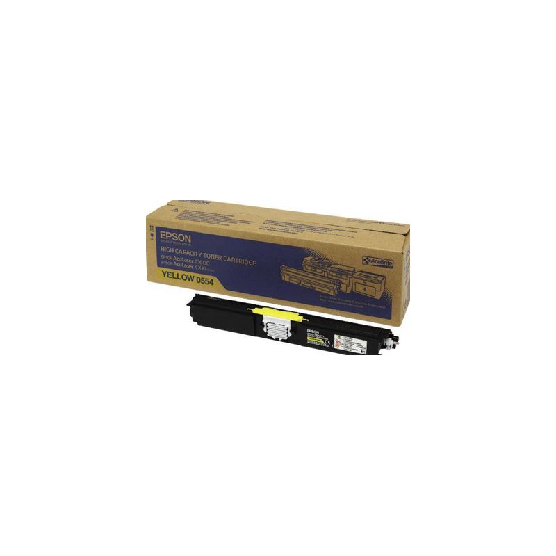 Toner original  -  EPSON S050554  -  amarillo  -  (C13S050554)