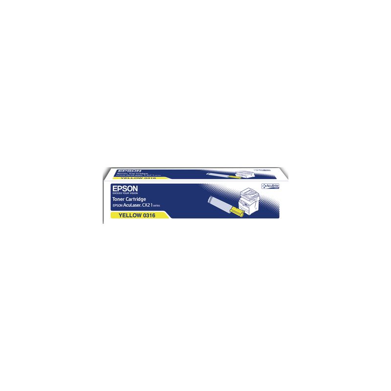 Toner original  -  EPSON 316  -  amarillo  -  (C13S050316)