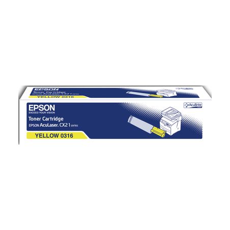 Toner original  -  EPSON 316  -  amarillo  -  (C13S050316)