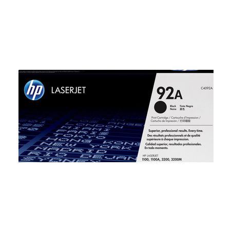 Toner original  -  HP 92A  -  negro  -  (C4092A)