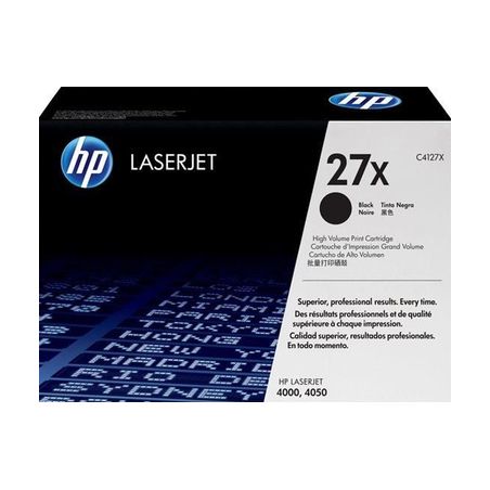 Toner original  -  HP 27X  -  negro  -  (C4127X)