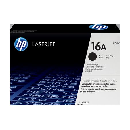 Toner original  -  HP 16A  -  negro  -  (Q7516A)