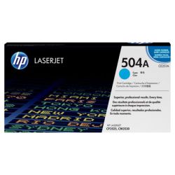 Toner original  -  HP 504A  -  cian  -  (CE251A)