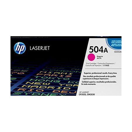 Toner original  -  HP 504A  -  magenta  -  (CE253A)