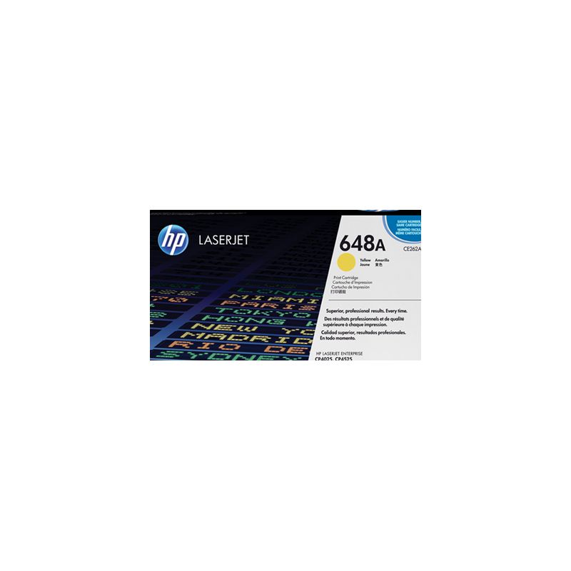 Toner original  -  HP 648A  -  amarillo  -  (CE262A)