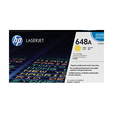 Toner original  -  HP 648A  -  amarillo  -  (CE262A)