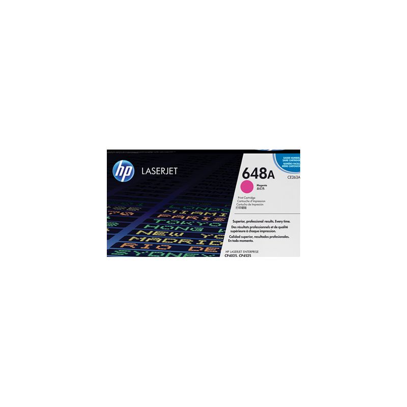 Toner original  -  HP 648A  -  magenta  -  (CE263A)