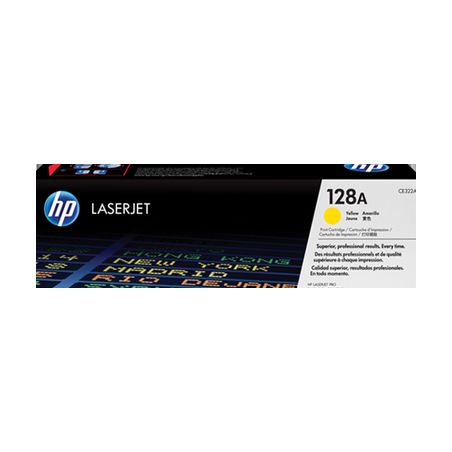 Toner original  -  HP 128A  -  amarillo  -  (CE322A)